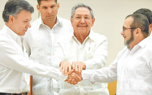 哥倫比亞與叛軍終簽停火協議