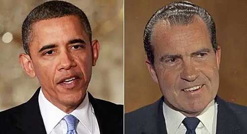 尼克松和奧巴馬政策和行事作風上的高度相似