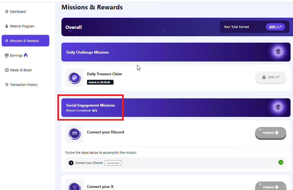 Nodepay Missions & Rewards